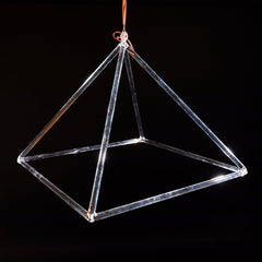 Sound Pyramid - Powerful Vibrations for Sound Healing and Meditation - 99.993% Pure Quartz - Save 60% OFF