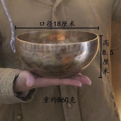 Handmade Tibetan 7 Metal Healing Bowl - Harnessing Full Moon Energy