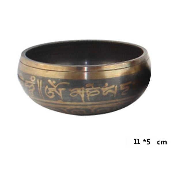 Hand Crafted Tibetan Singing Bowl for Meditation, Chakra Balance, Mindfulness and Sound Therapy - 60% OFF