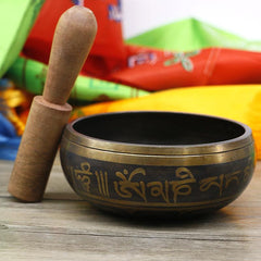 Hand Crafted Tibetan Singing Bowl for Meditation, Chakra Balance, Mindfulness and Sound Therapy - 60% OFF